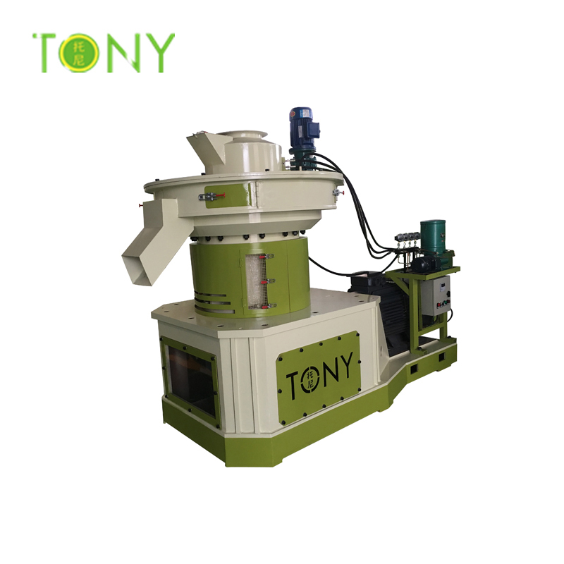 TONY TYJ560 fabrica máquina de pellets de aserrín de biomasa de 8 mm