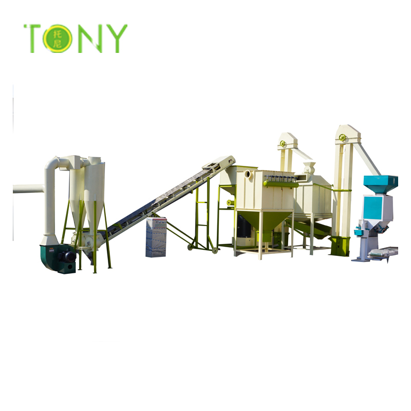 Línea de pellets de aserrín de virutas de madera de residuos de biomasa TONY para la venta